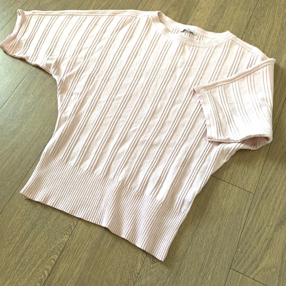 Boat Neck Batwing Wool Blend Sweater, S - Picture 7 of 16